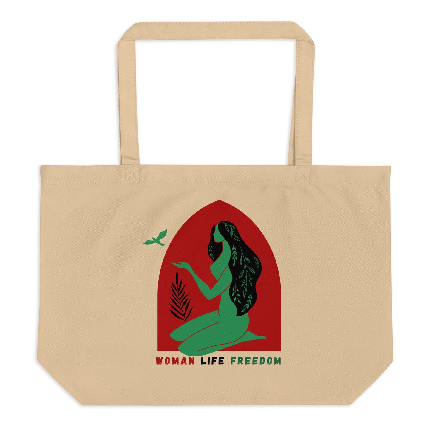 Woman Life Freedom Large Bag_Sanctuary