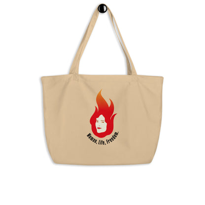 Woman Life Freedom Large Bag_Flame