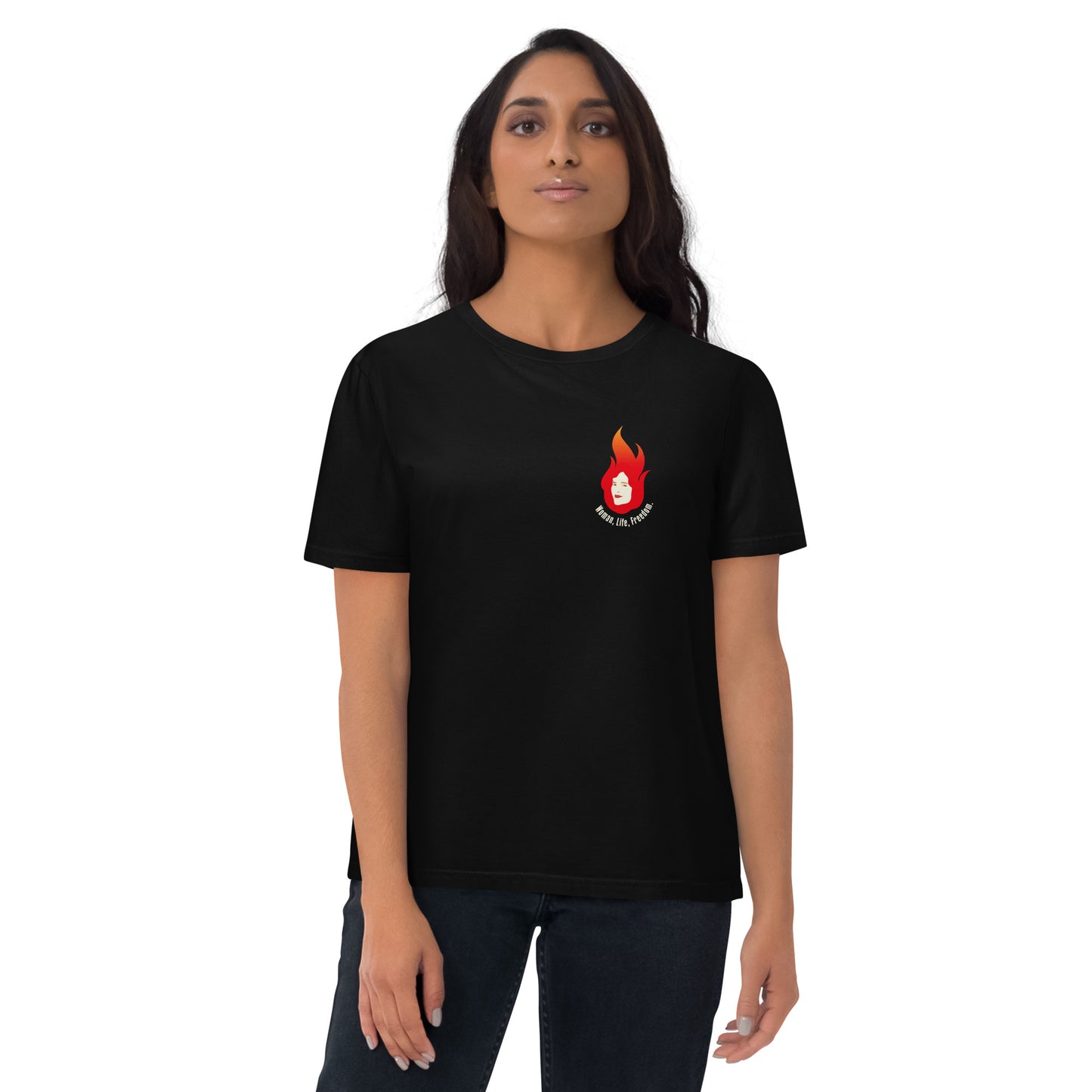 Woman Life Freedom T-shirt_Flame